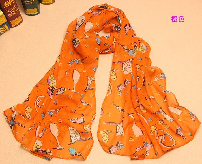 Cute design kids scarf wholesale