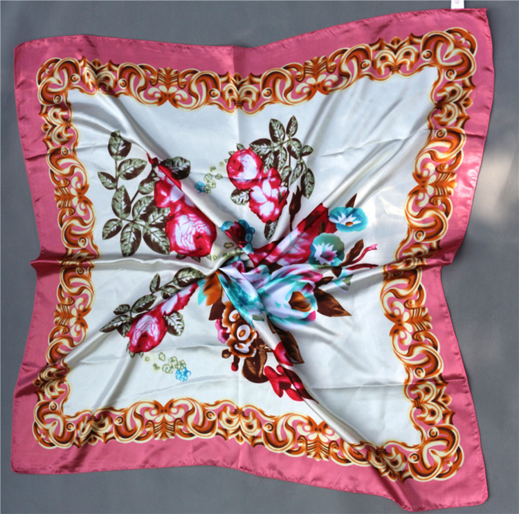 Wholesale silk square scarf women