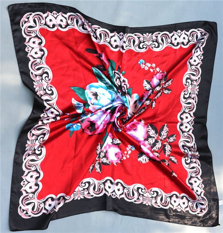 Wholesale silk square scarf women