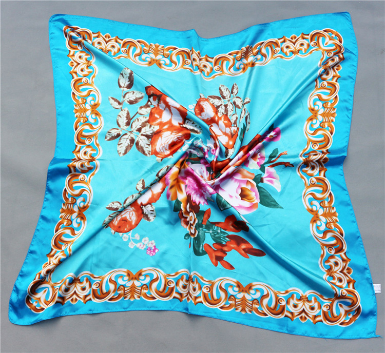 Wholesale silk square scarf women