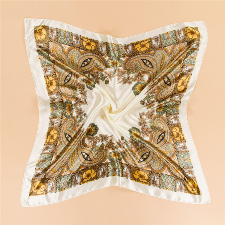 Wholesale silk square head scarf