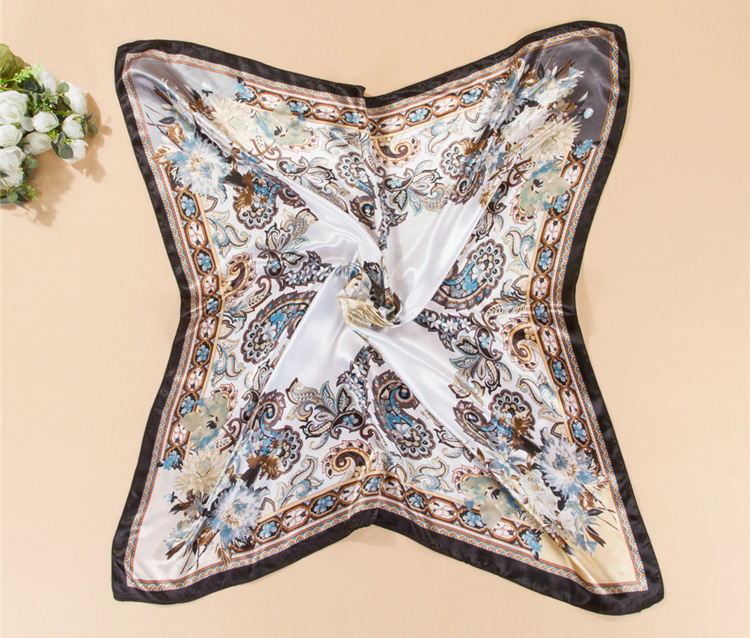 Wholesale silk fashion head scarf