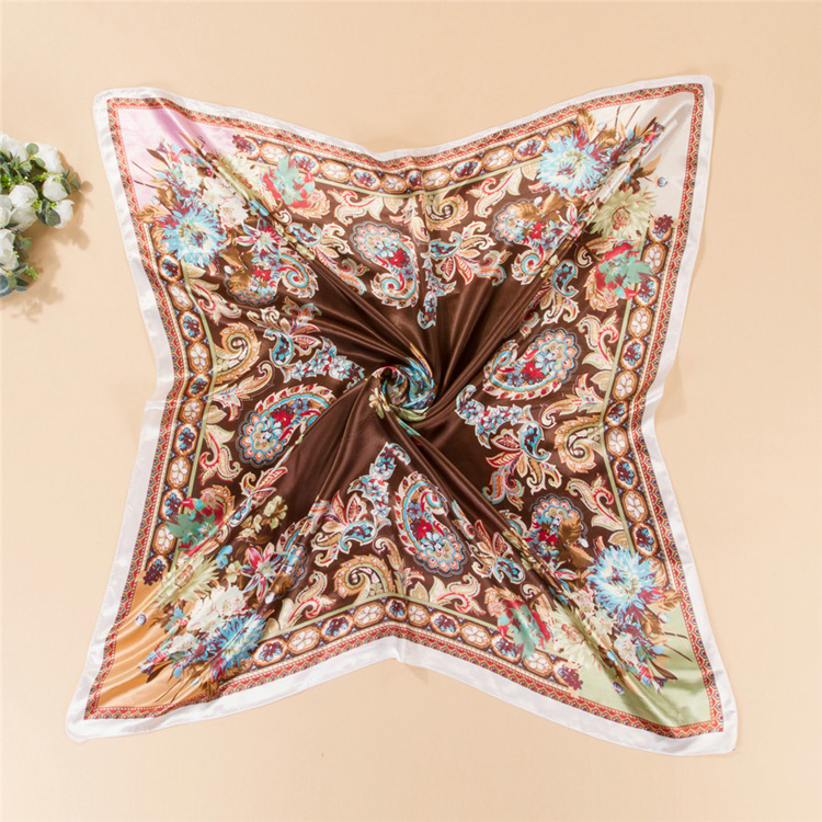 Wholesale silk fashion head scarf