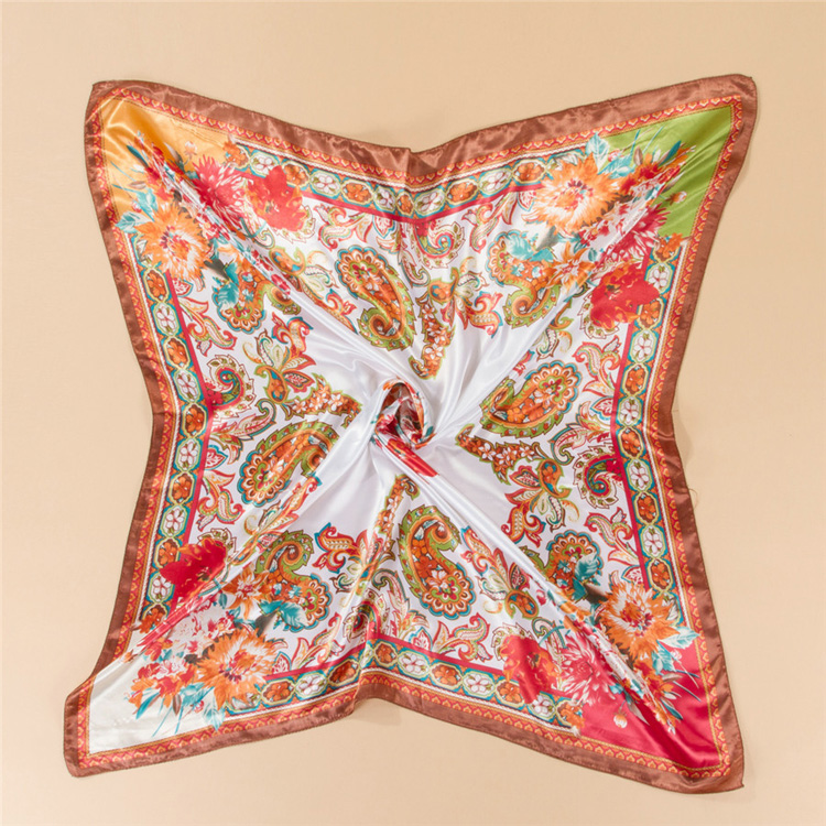 Wholesale silk fashion head scarf