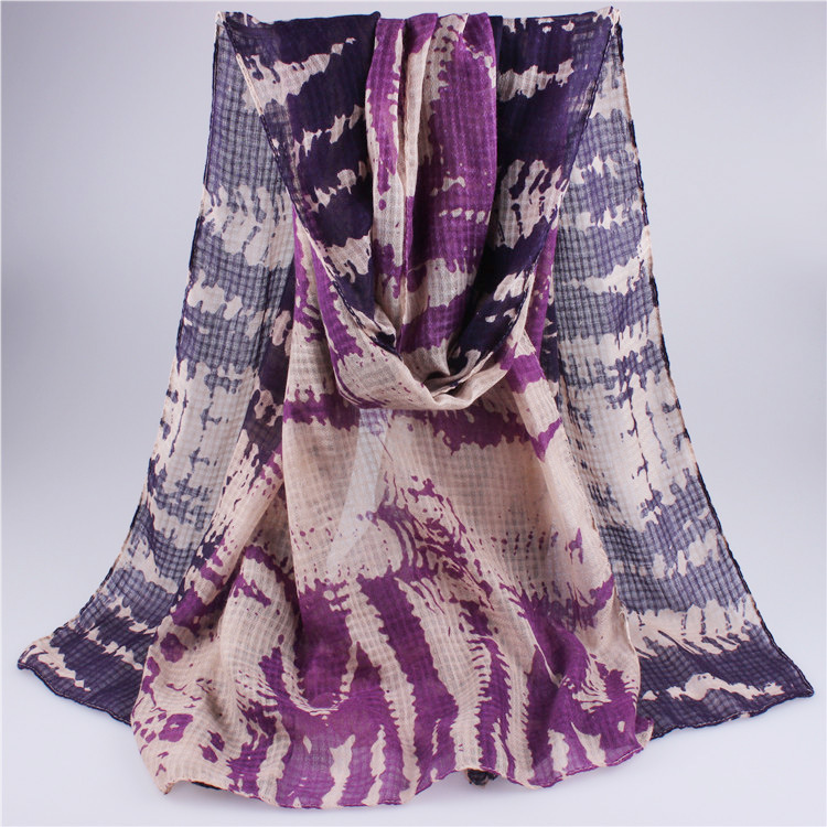 Women cotton linen long scarf wholesale