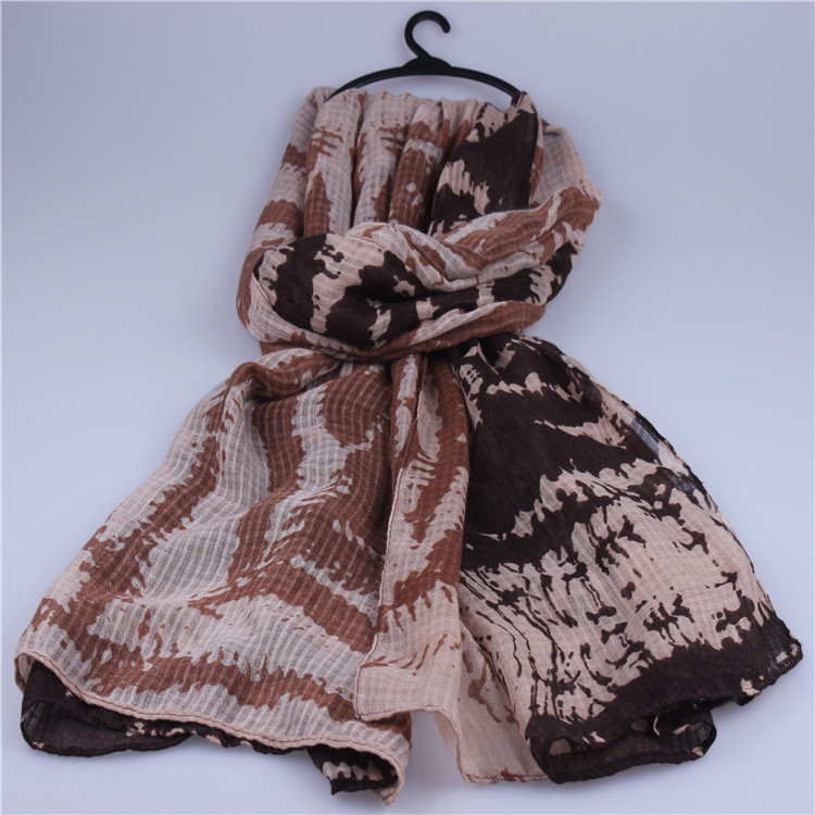 Women cotton linen long scarf wholesale