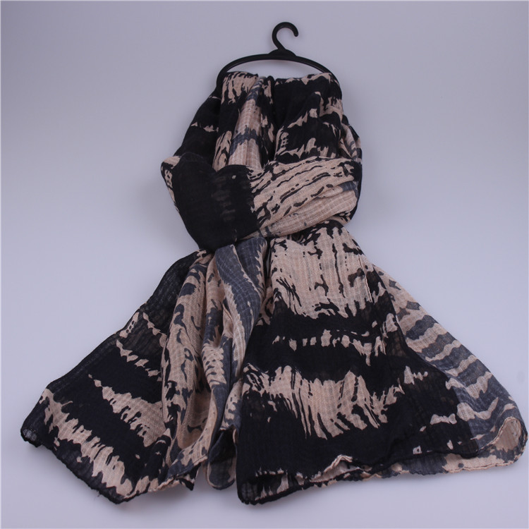 Women cotton linen long scarf wholesale