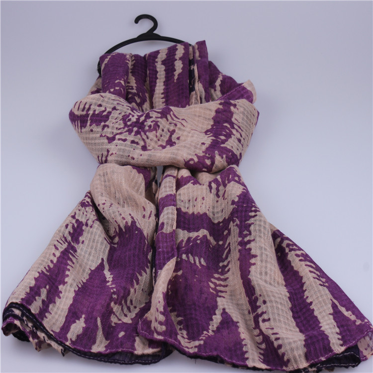 Women cotton linen long scarf wholesale