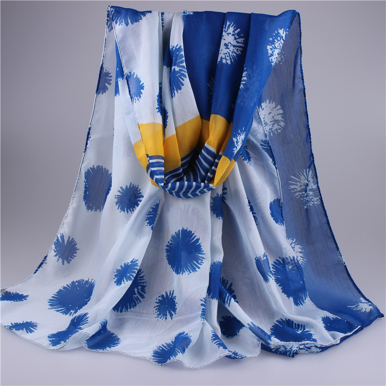 Cotton elastic long scarf wholesale