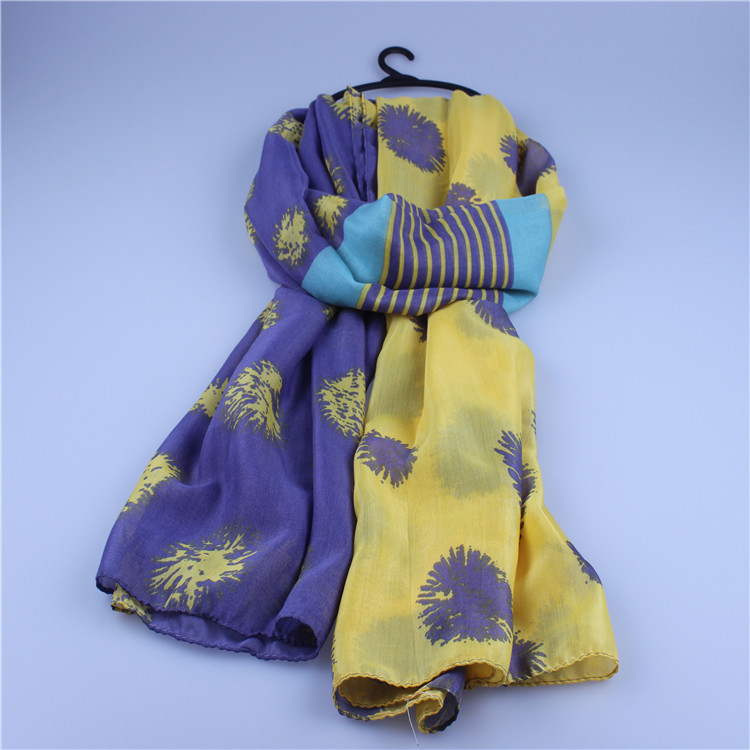 Cotton elastic long scarf wholesale
