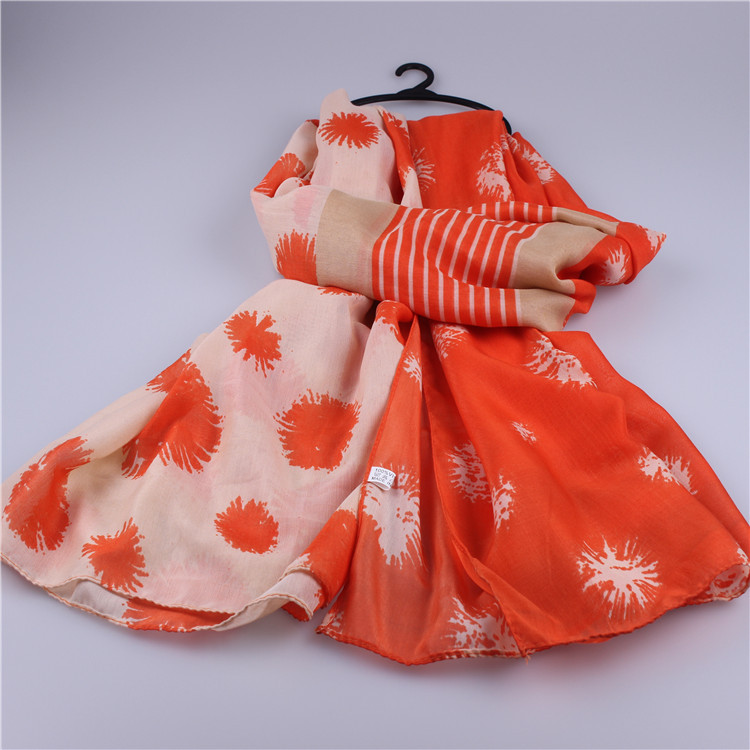 Cotton elastic long scarf wholesale