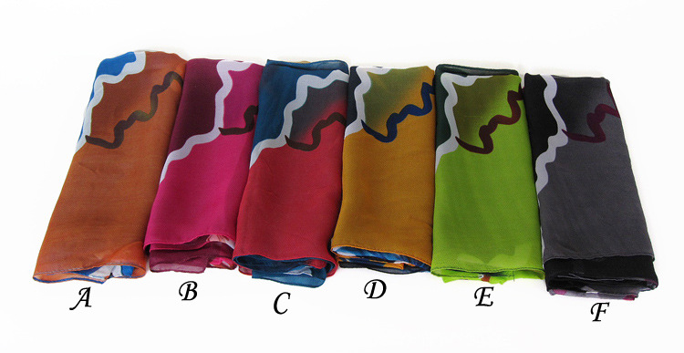 Wholesale echo silk scarves women