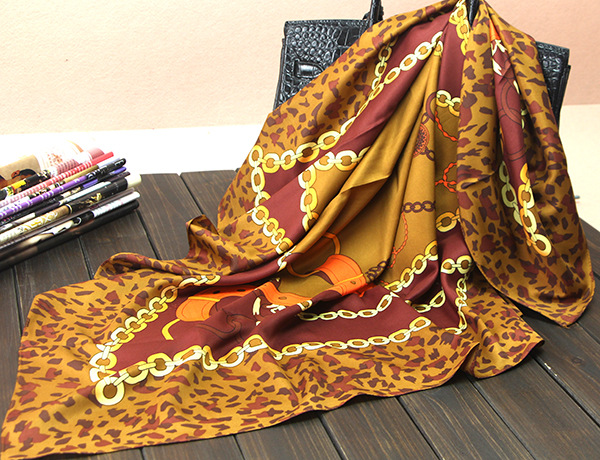 Women silk square scarf wholesale