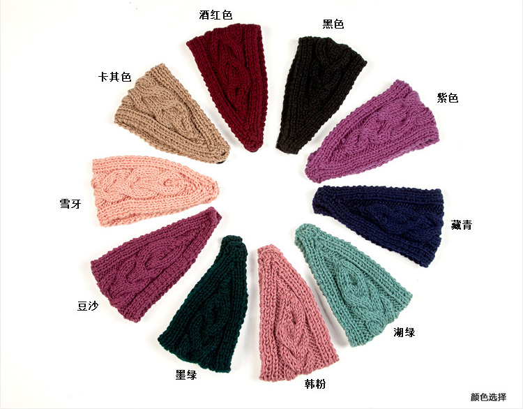 Korea wool headbands wholesale