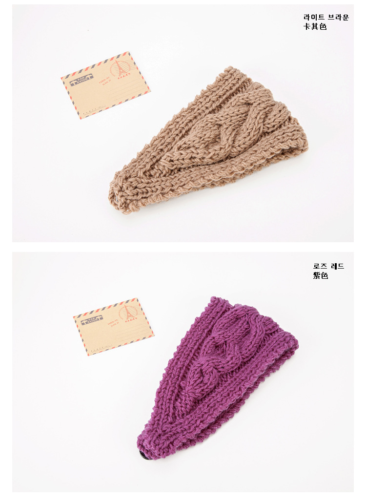 Korea wool headbands wholesale