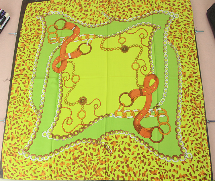 Women silk square scarf wholesale