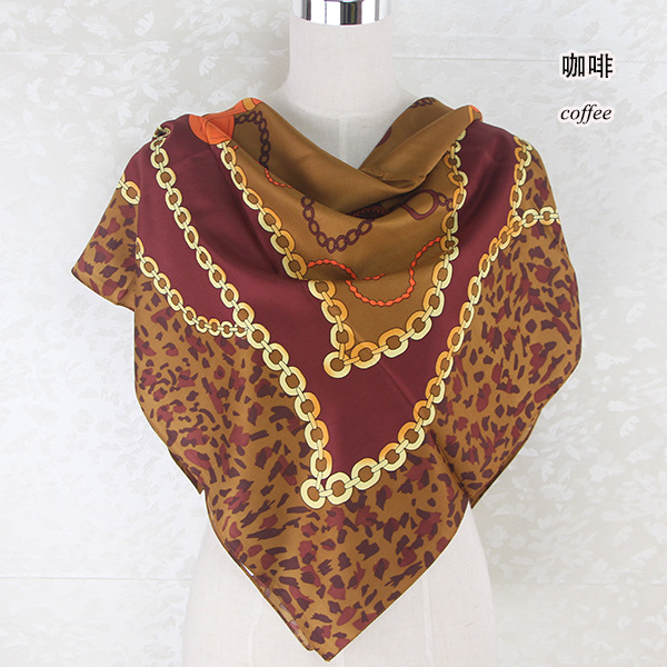 Women silk square scarf wholesale