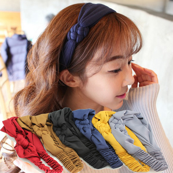 Women solid color headbands wholesale