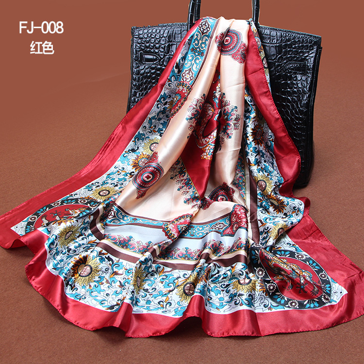 Wholesale ethnic silk scarf