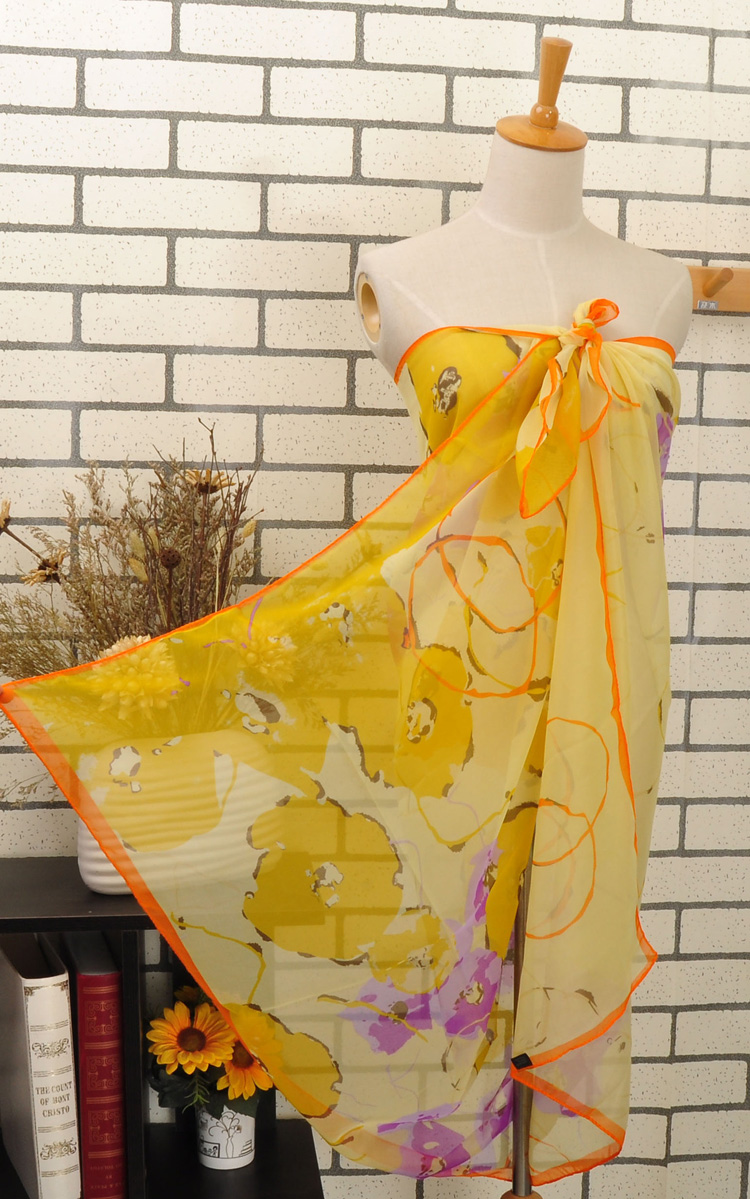 Women chiffon beach scarf wholesale
