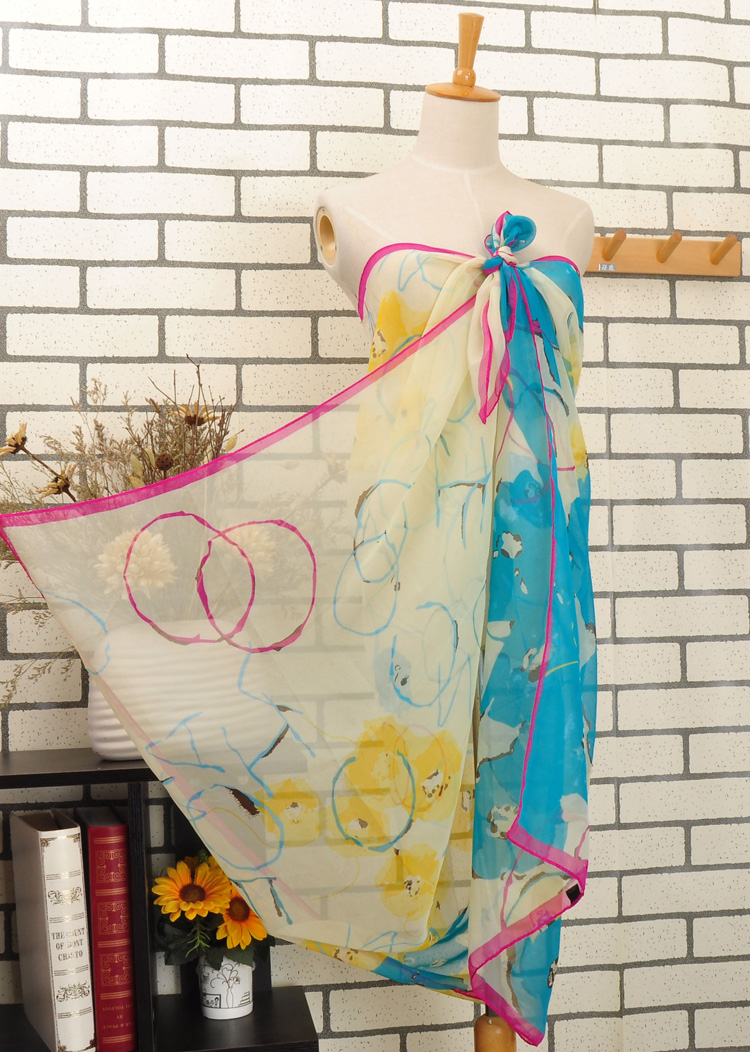Women chiffon beach scarf wholesale