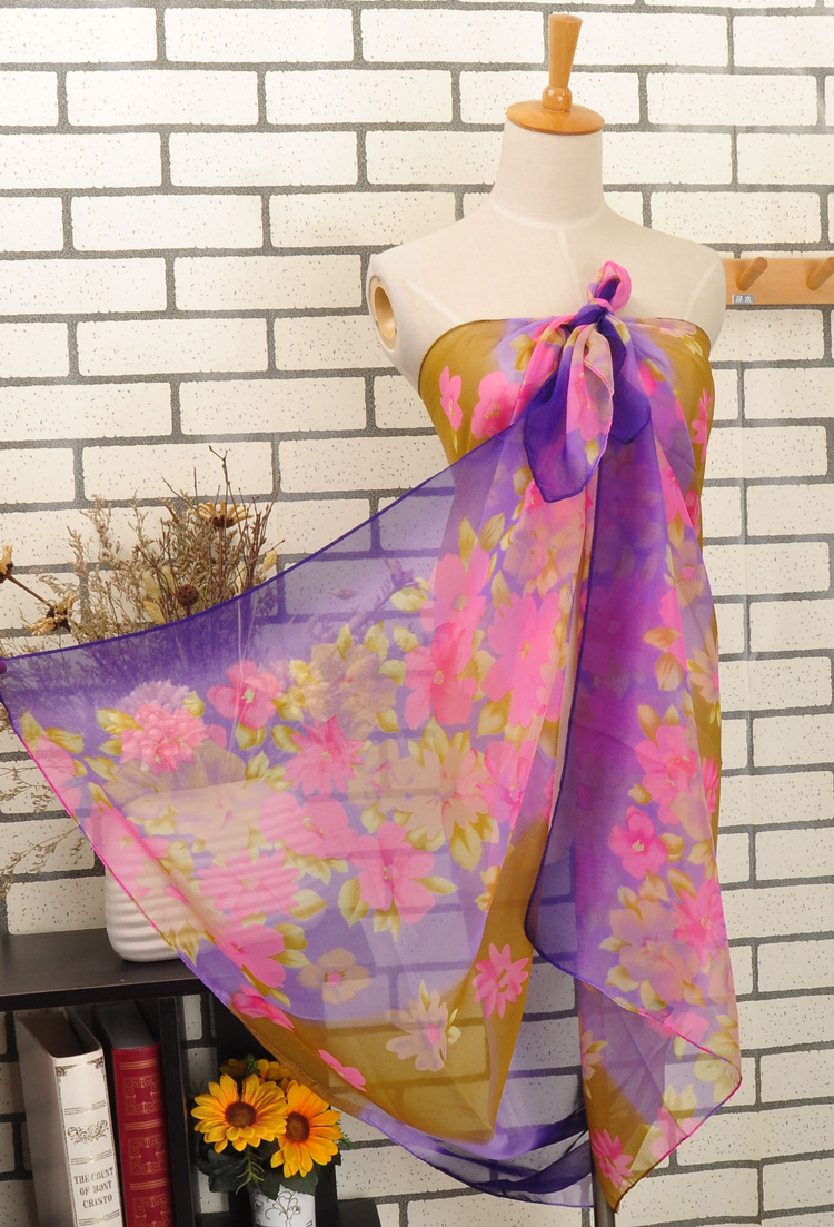 Wholesale chiffon beach scarf