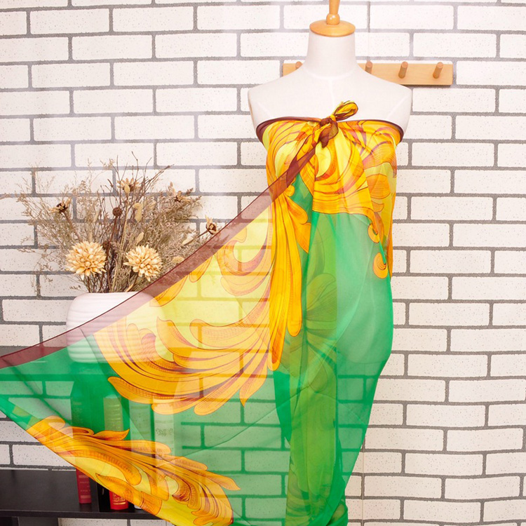 Wholesale silk beach scarf