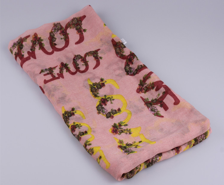 Wholesale viscose cotton lace scarf