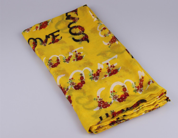 Wholesale viscose cotton lace scarf