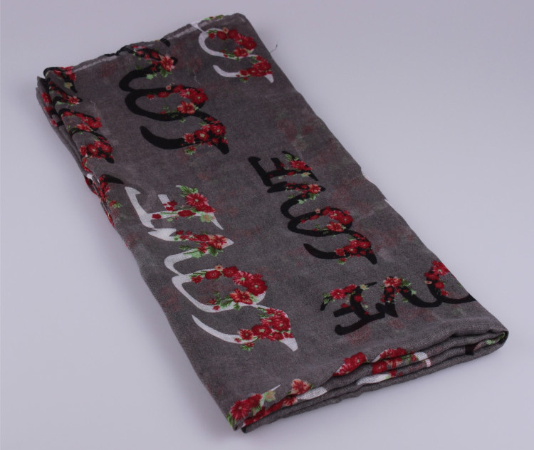 Wholesale viscose cotton lace scarf