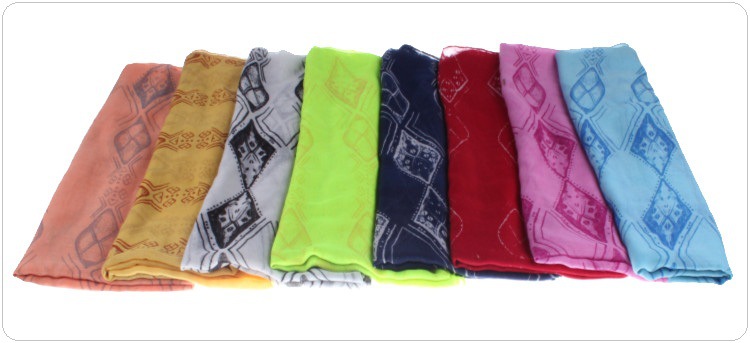 Wholesale cotton viscose blend scarf