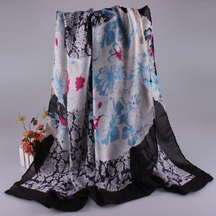 Cotton satin scarves wholesale