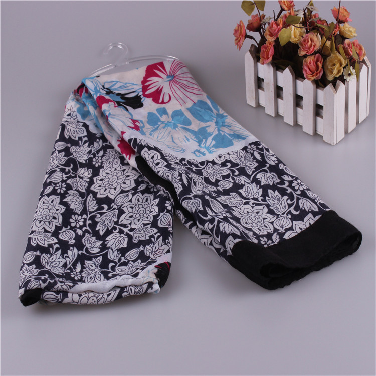 Cotton satin scarves wholesale
