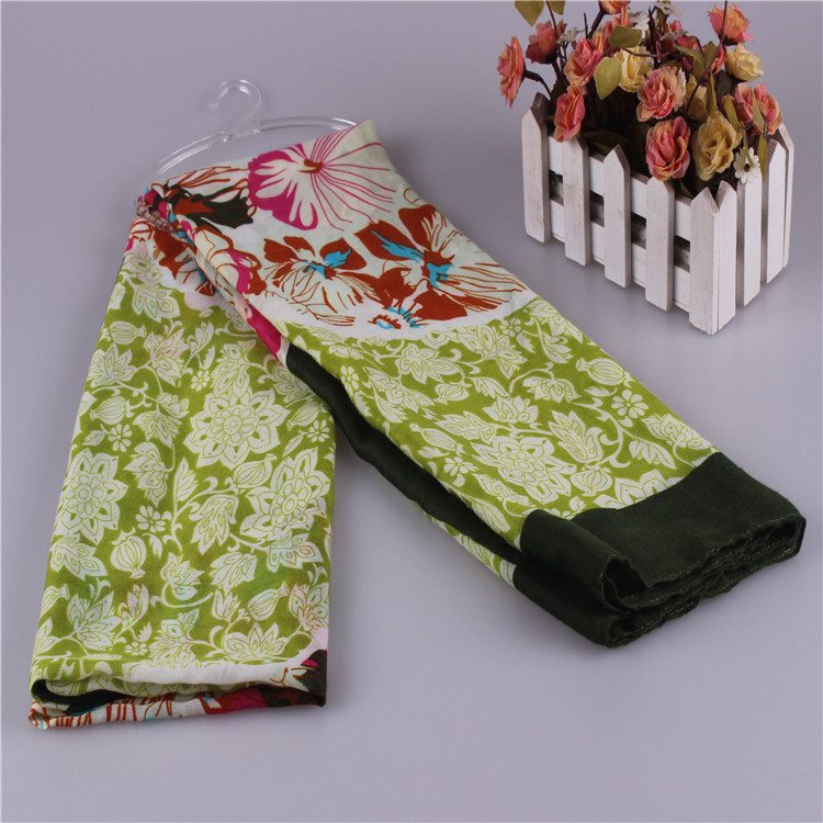 Cotton satin scarves wholesale