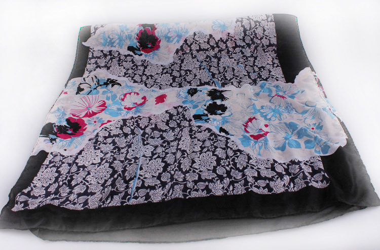 Cotton satin scarves wholesale