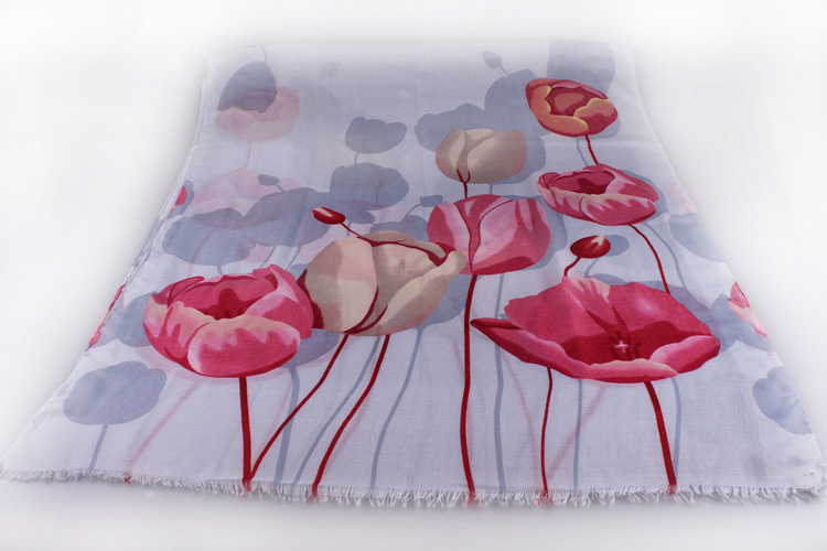 Wholesale cotton silk scarf