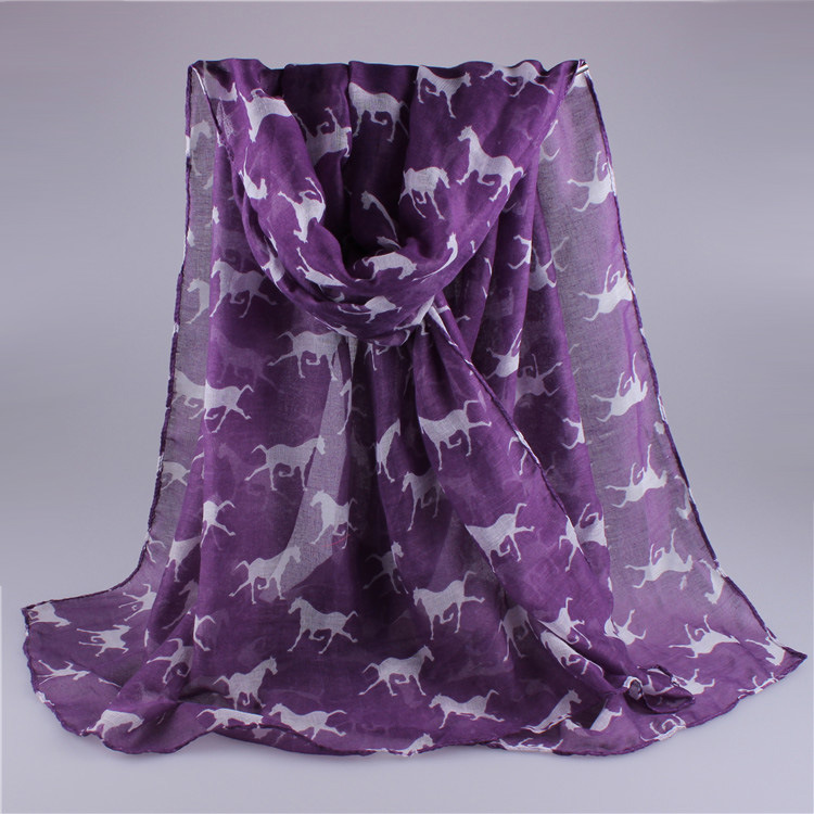 Custom printed viscose shawl