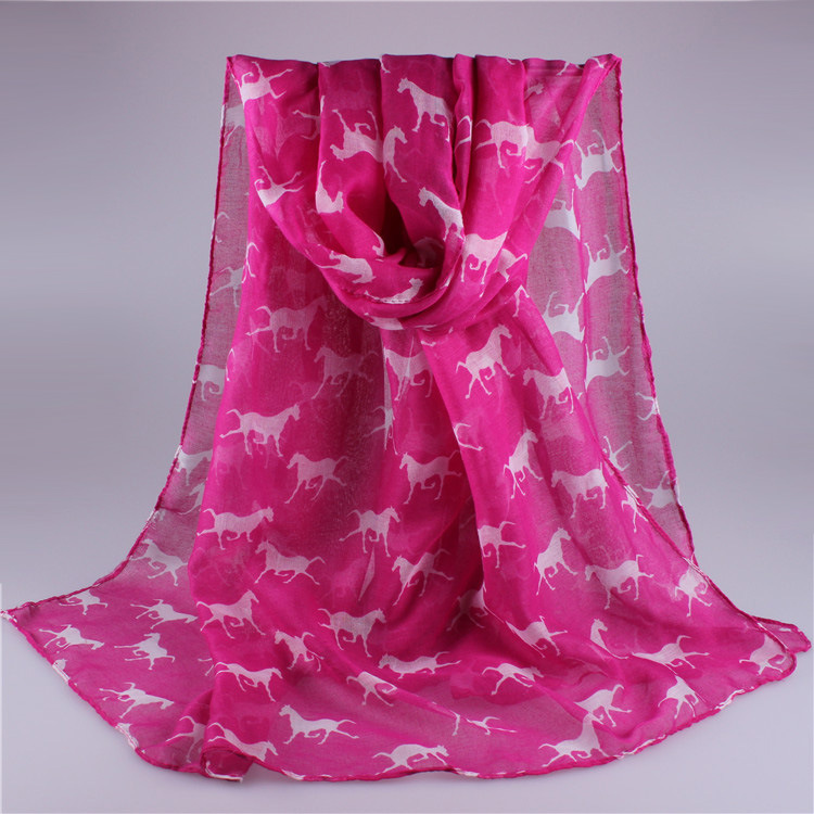Custom printed viscose shawl