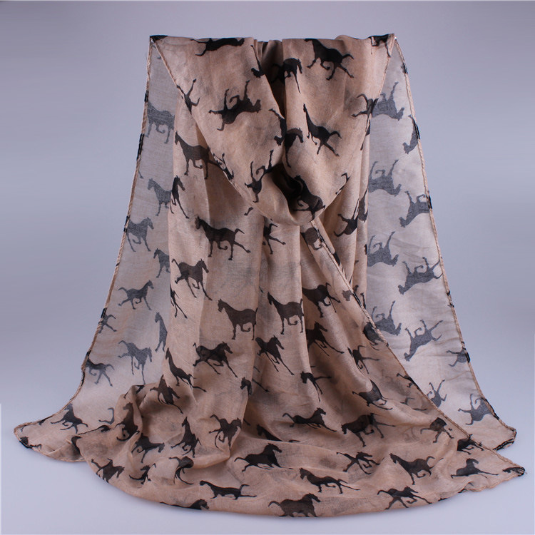Custom printed viscose shawl