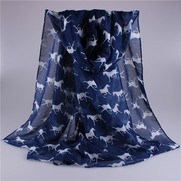 Custom printed viscose shawl