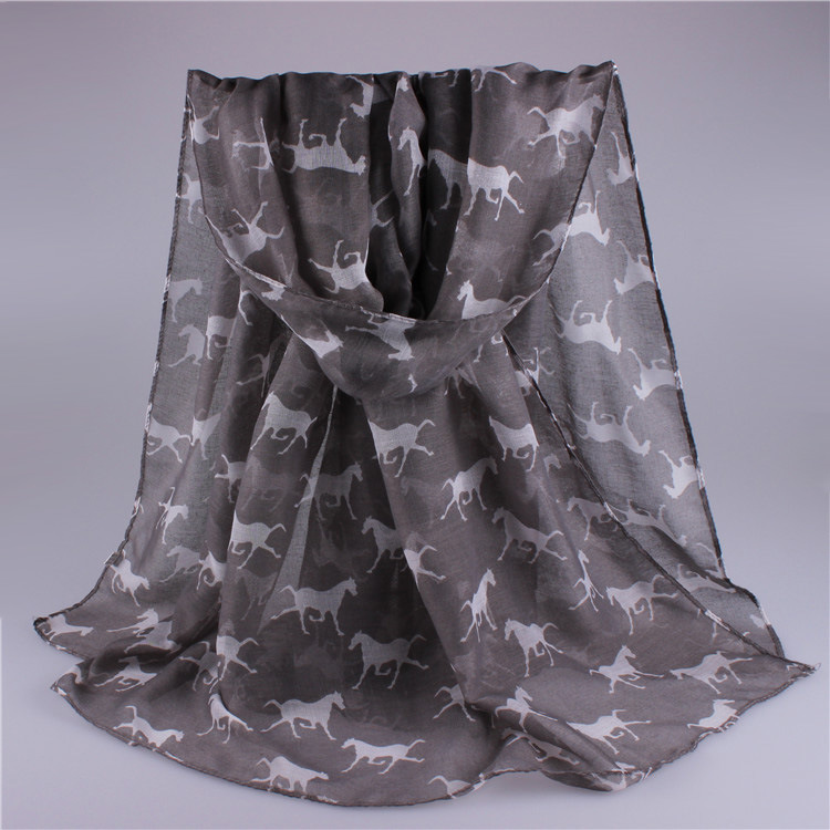 Custom printed viscose shawl