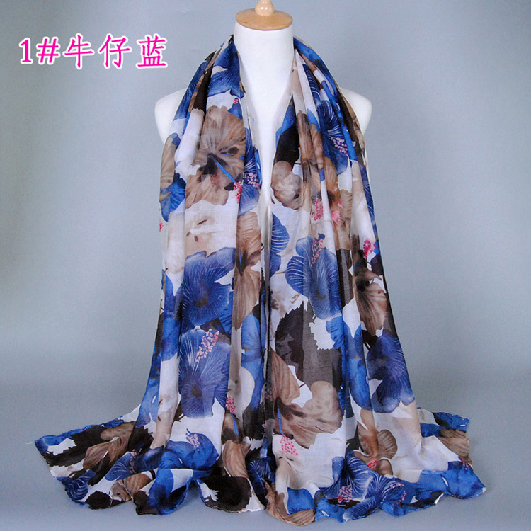 Wholesale womens floral scarf
