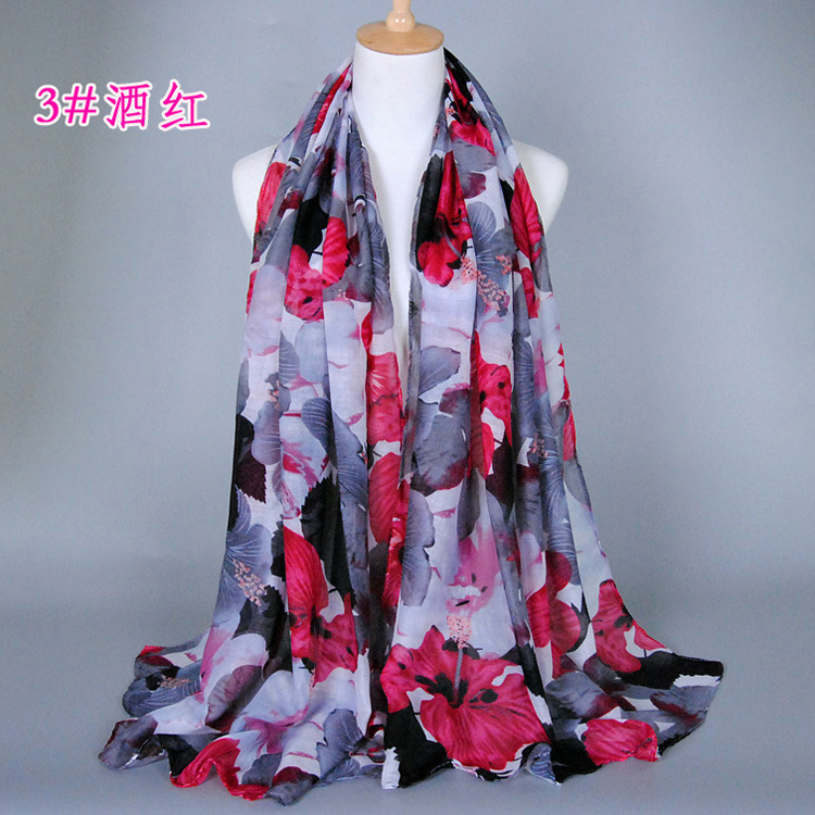 Wholesale womens floral scarf