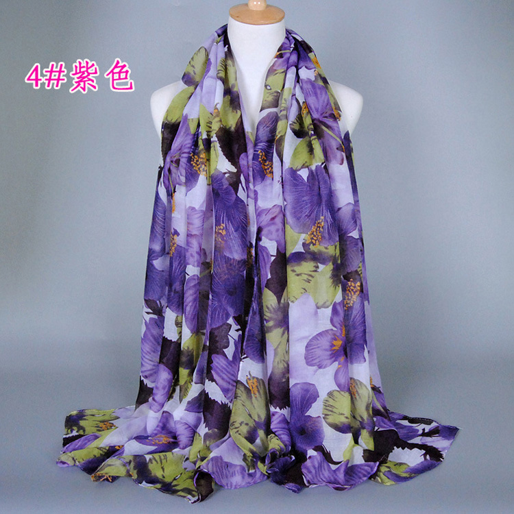 Wholesale womens floral scarf