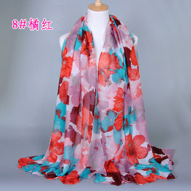 Wholesale womens floral scarf