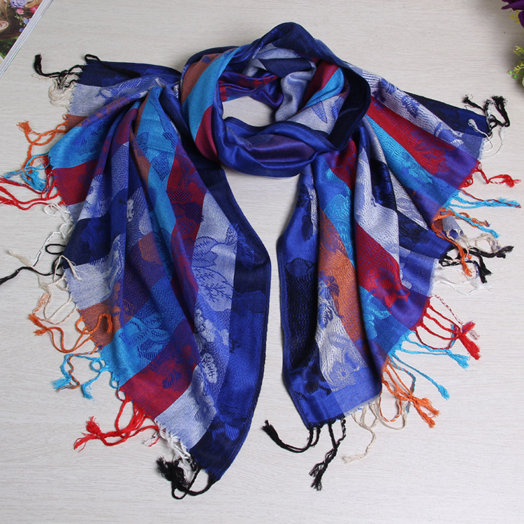 Wholesale cotton tassel scarf