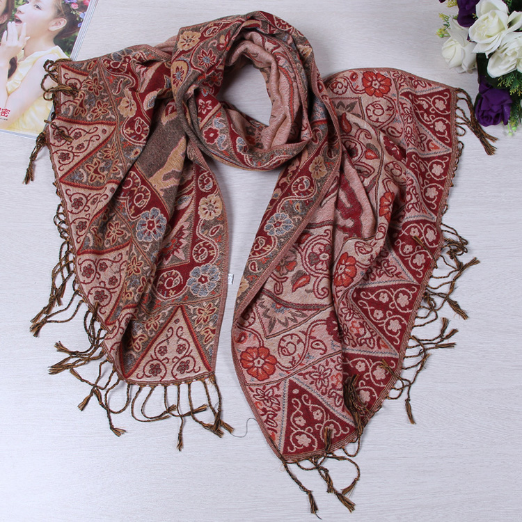 Wholesale polyester jacquard scarf