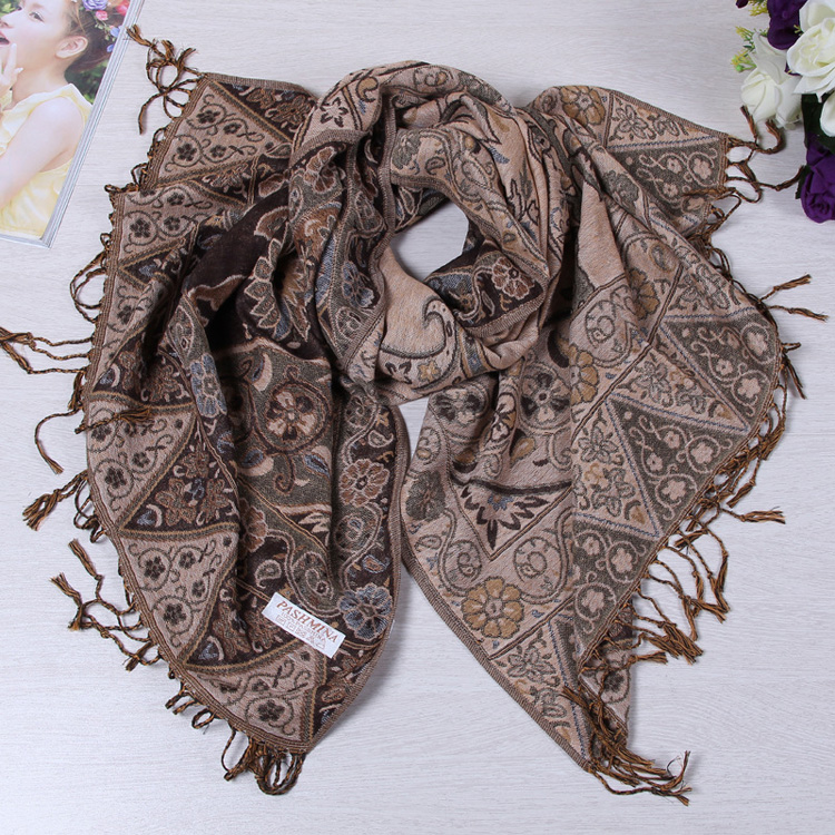 Wholesale polyester jacquard scarf