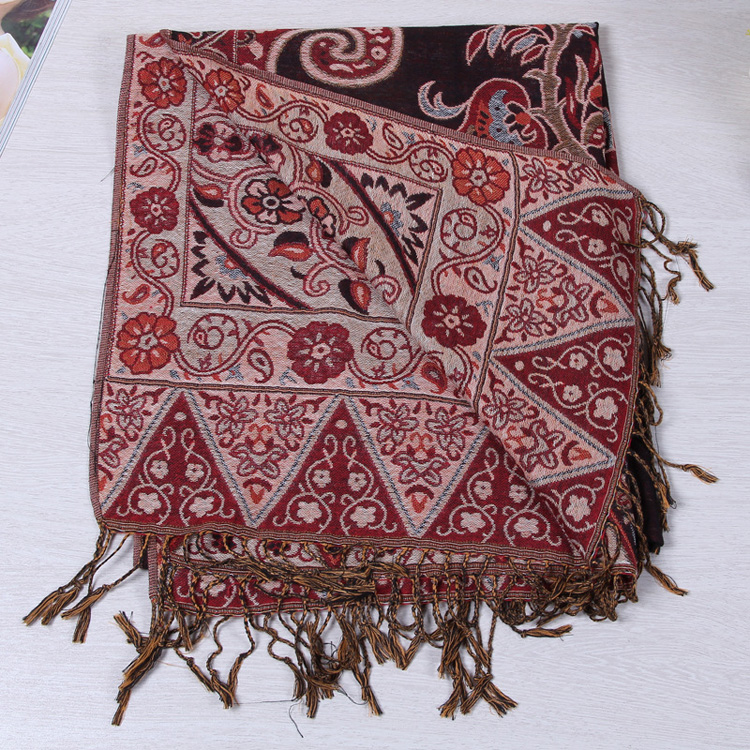 Wholesale polyester jacquard scarf