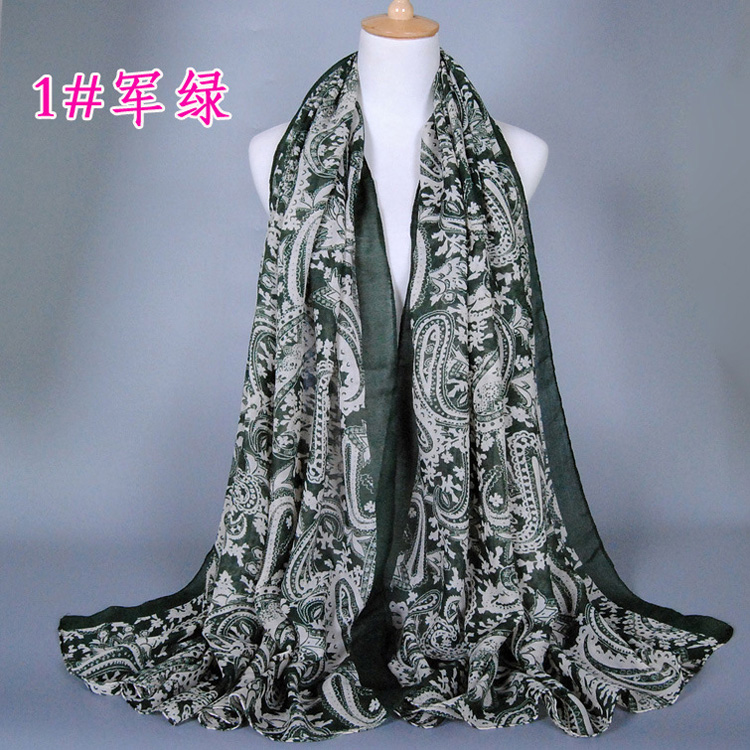 Women viscose satin scarves wholesale